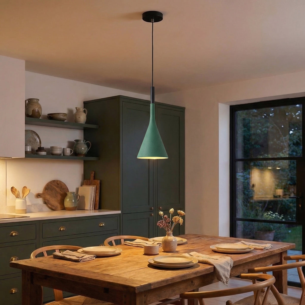 Suspended to suit your ceiling height