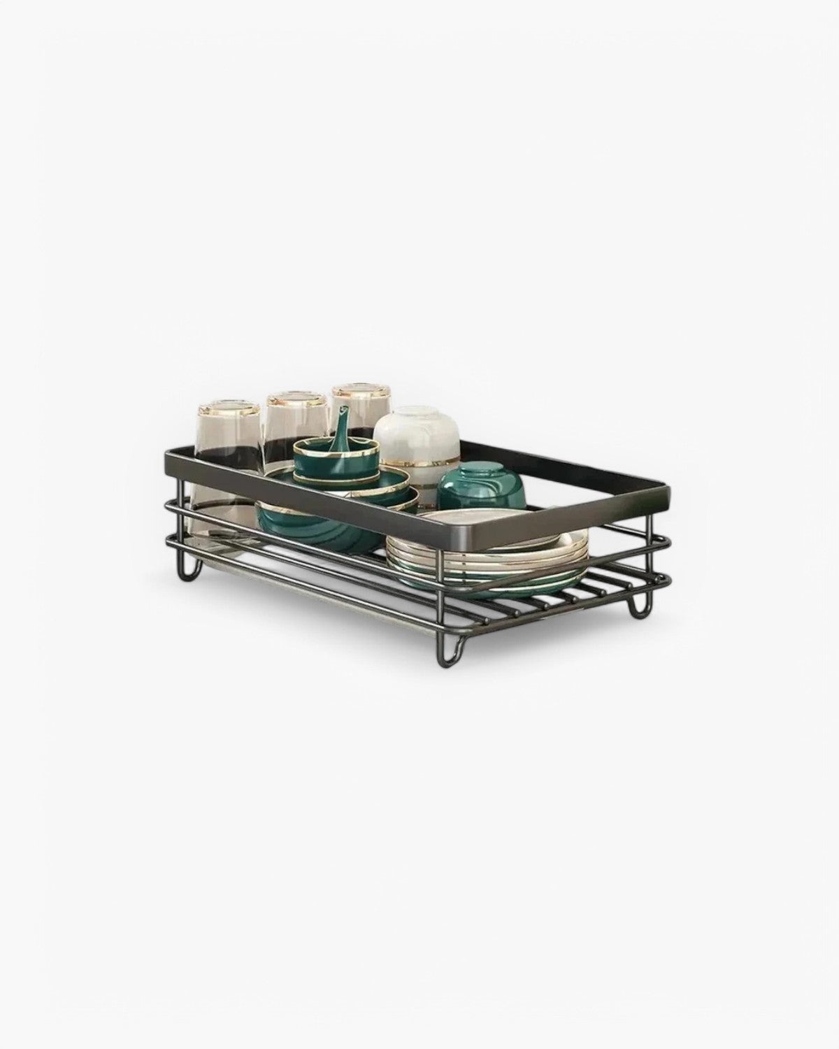 Lavinia | Kitchen Dish Dryer Rack with Drainage Tray