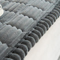 Aurelia | Soft Sofa Cover with Plush Pleated Edges for Living Room