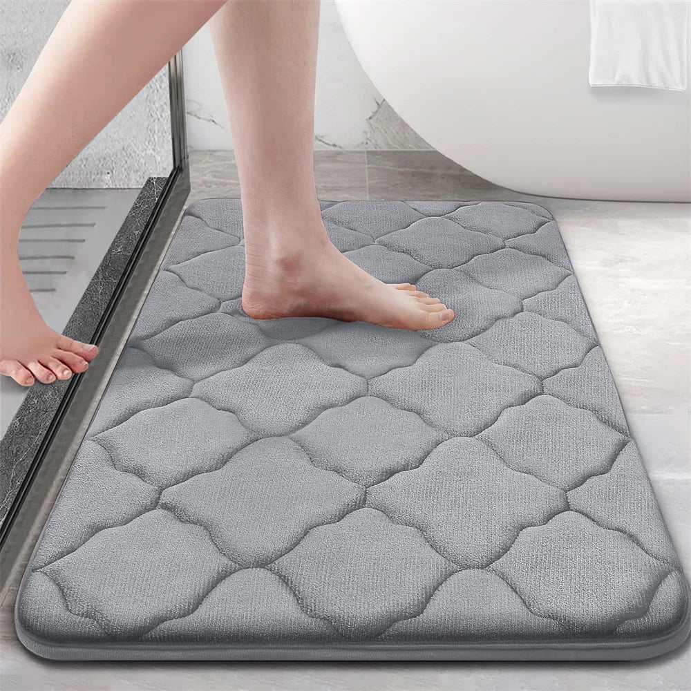 Calidia | Soft Non-Slip Bathroom Mat for Safe and Dry Floors