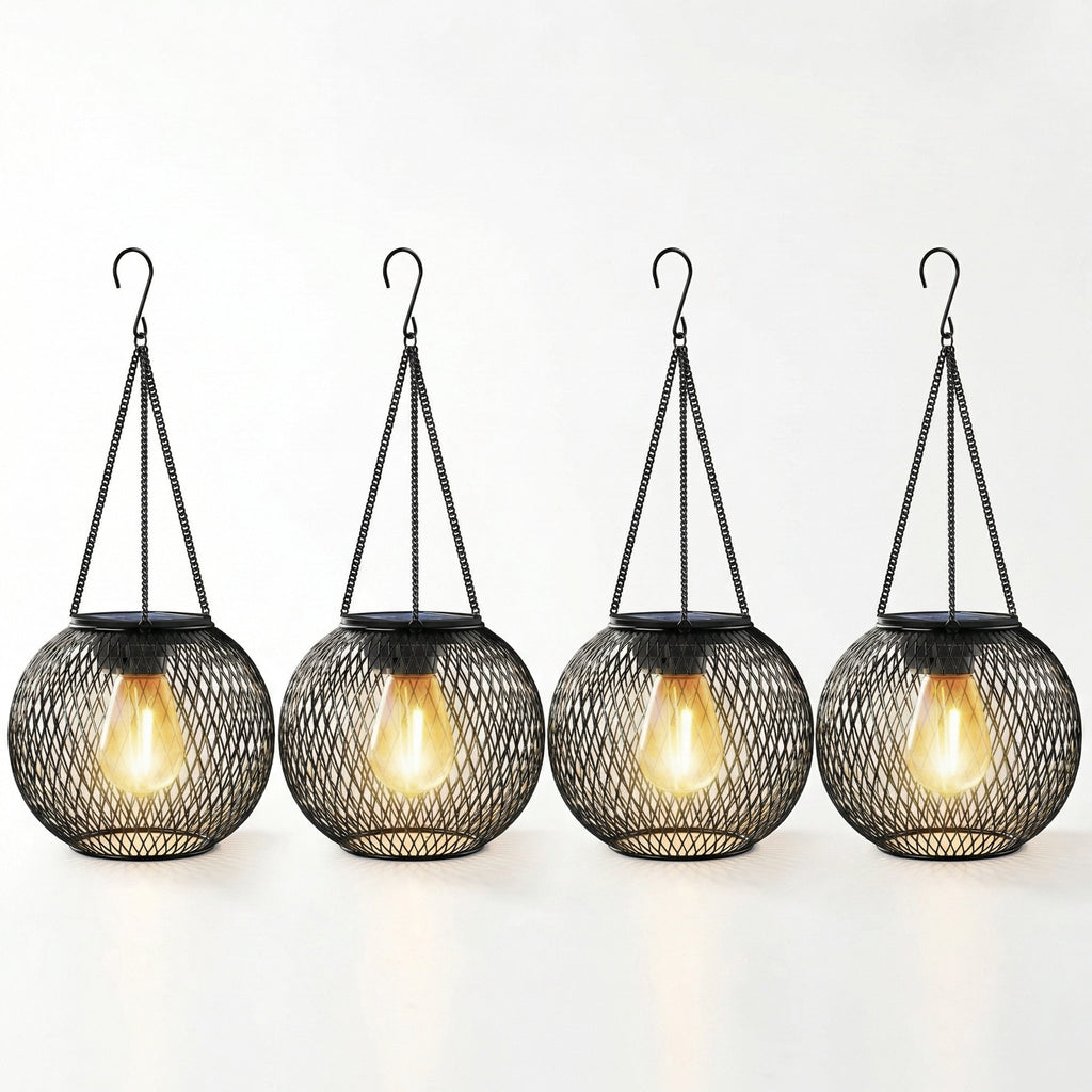 Solène | Solar Hanging Lantern for Garden and Outdoor Spaces