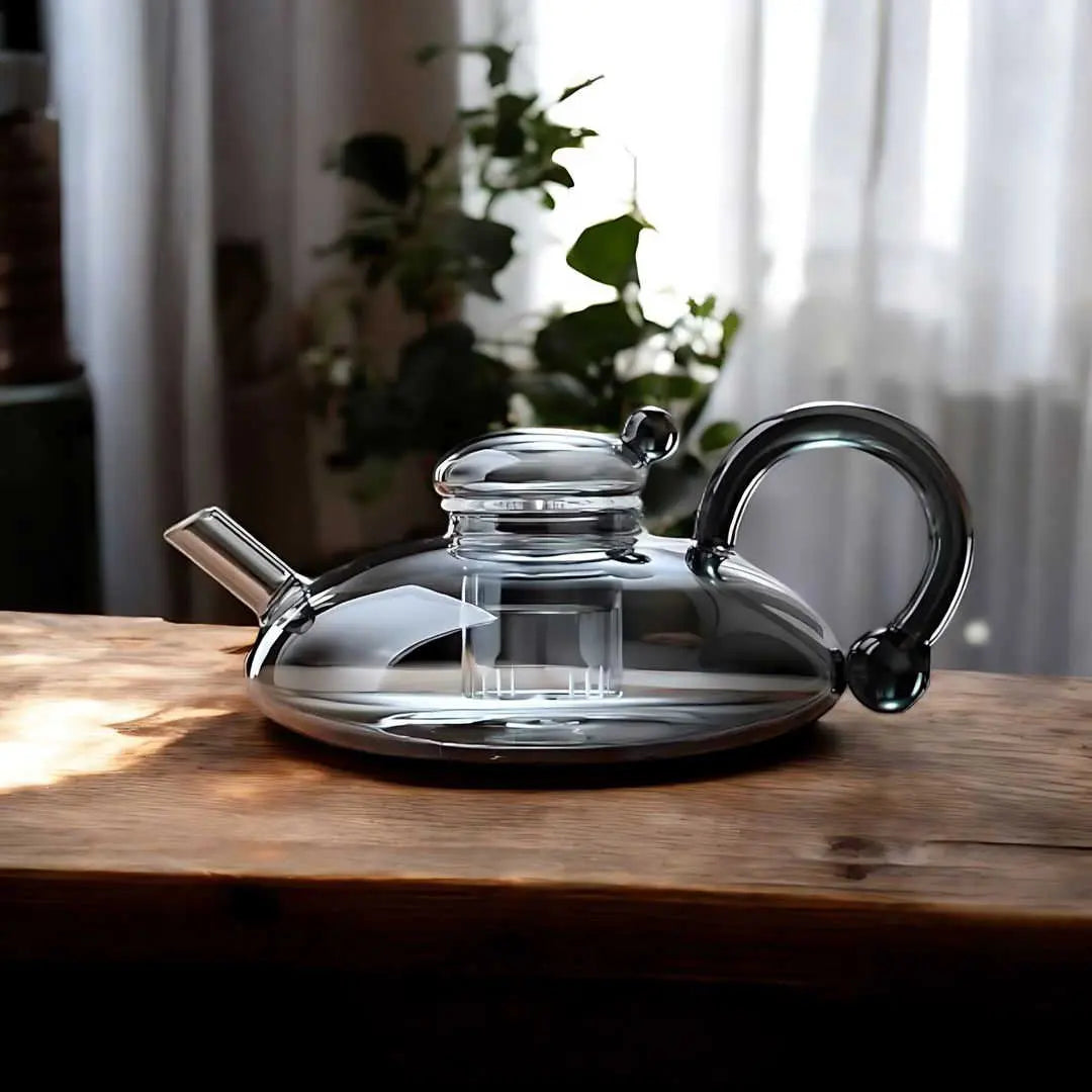 Liesel | Borosilicate Glass Teapot Set with Infuser and Cups