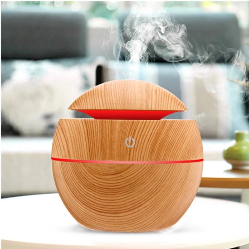 Alva | Wooden Humidifier with LED Light for Bedroom