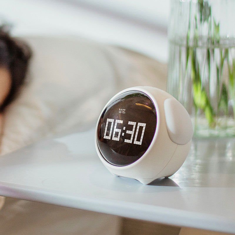 Ivo | Digital Gigtal Alarm Clock with Emoji Display for Bedroom