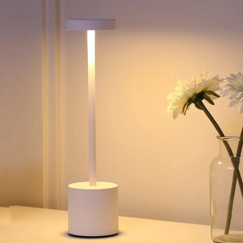 Frida | Battery Operated LED Table Lamp for Bedroom or Living Room