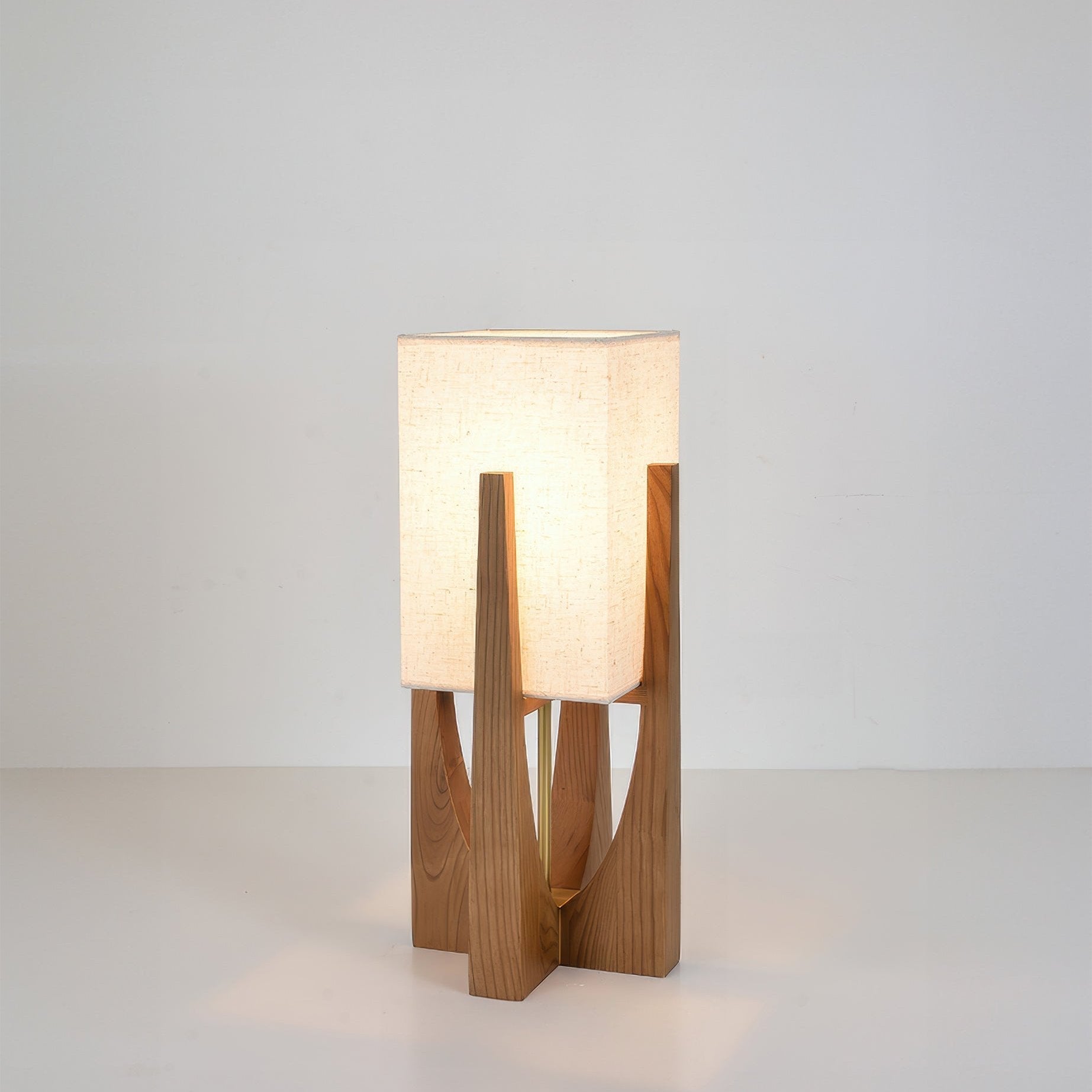 Adrienne | Floor Lamp with Fabric Shade for Living Room