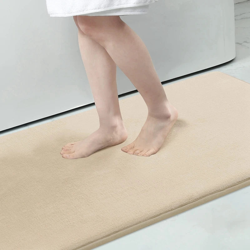 Calidia | Soft Non-Slip Bathroom Mat for Safe and Dry Floors
