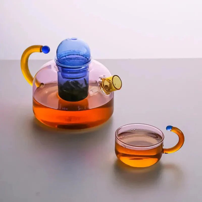 Silvio | Borosilicate Glass Teapot with Infuser for Tea Service