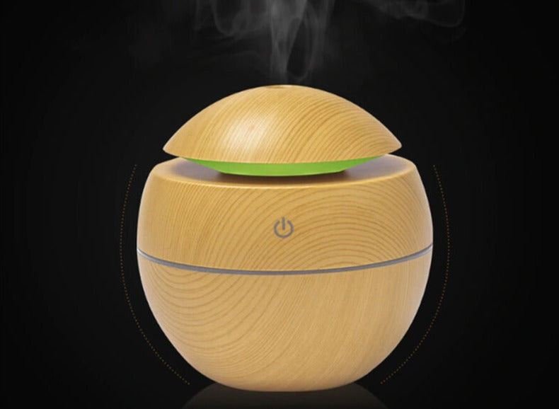 Alva | Wooden Humidifier with LED Light for Bedroom