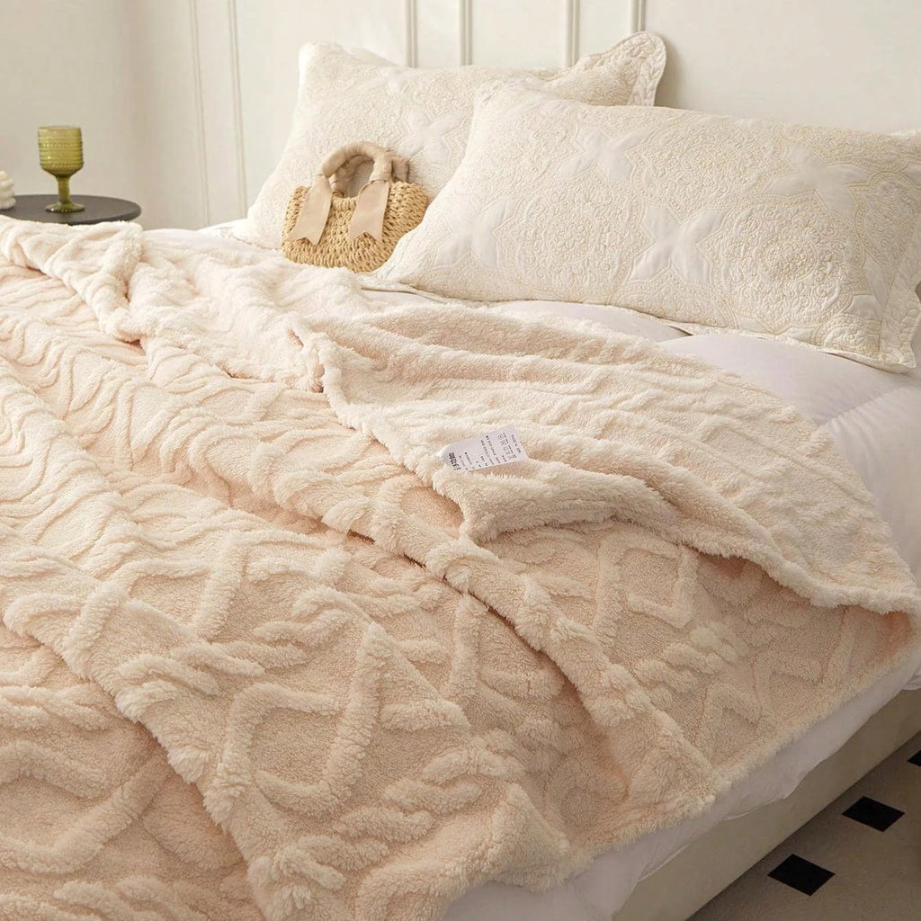 Heloise | Warm Weighted Fleece Blanket for Sofa or Bedroom