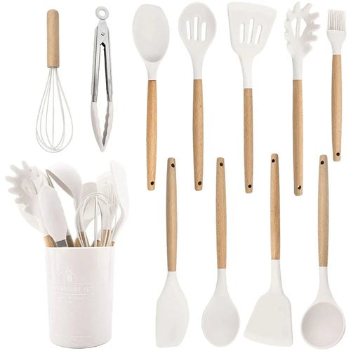 Amandine | Heat Resistant Silicone Cooking Utensils for Non-Stick Pans