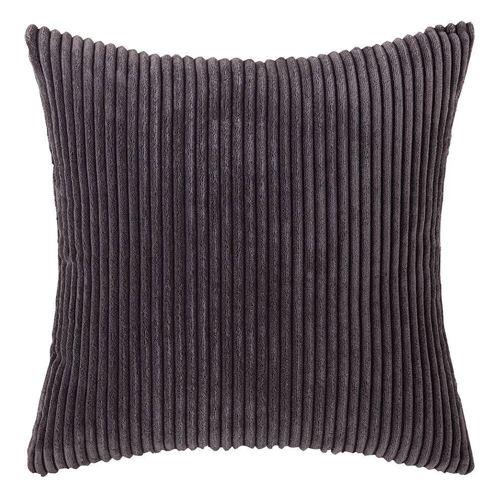 Léandre | Corduroy Striped Pillow Cover for Bedroom or Lounge