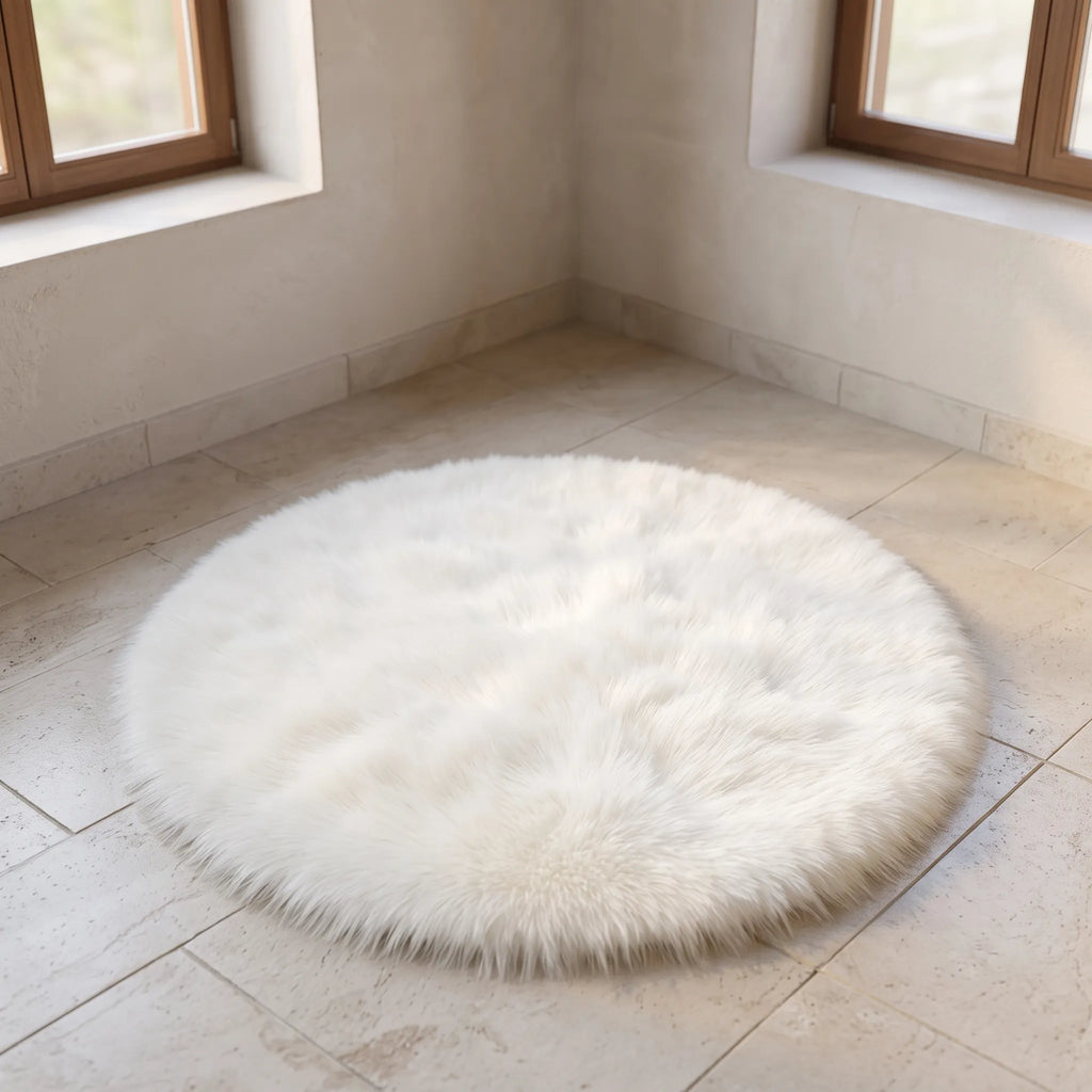 Lucienne | Soft Plush Velvet Rug with Non-Slip Backing for Living Room