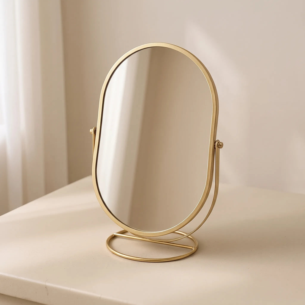 Estelle | Tabletop Mirror with 360° Rotation for Dressing Table