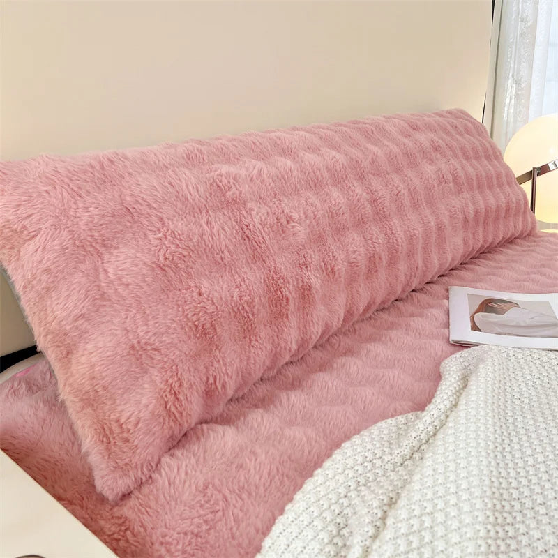 Ines | Plush Pillow Cover in Soft Textured Fabric