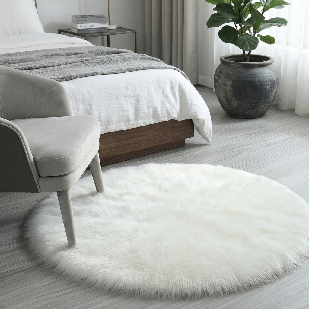 Lucienne | Soft Plush Velvet Rug with Non-Slip Backing for Living Room