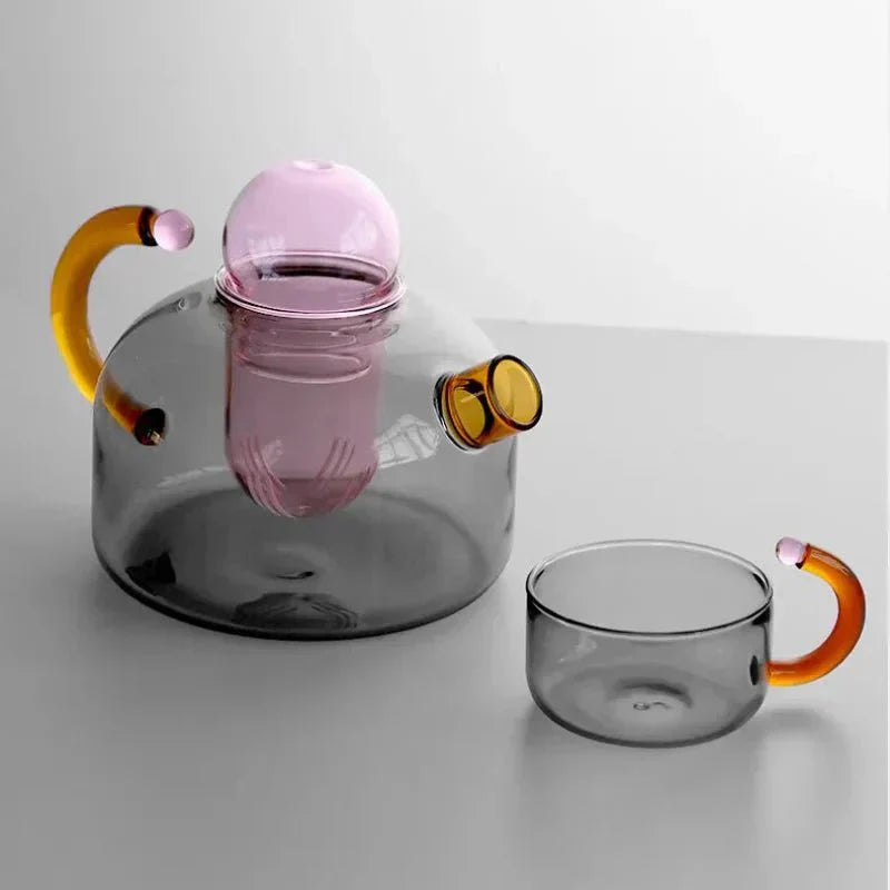 Silvio | Borosilicate Glass Teapot with Infuser for Tea Service