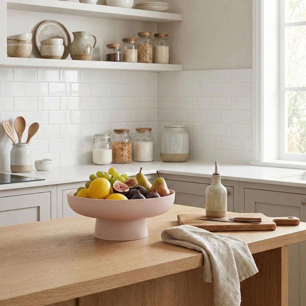Sienna | Fruit Bowl with Drainage for Kitchen Countertops