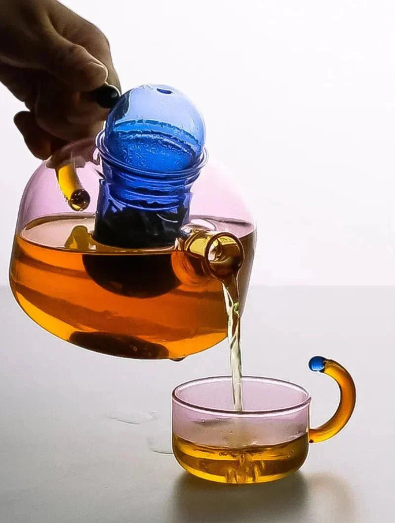 Silvio | Borosilicate Glass Teapot with Infuser for Tea Service