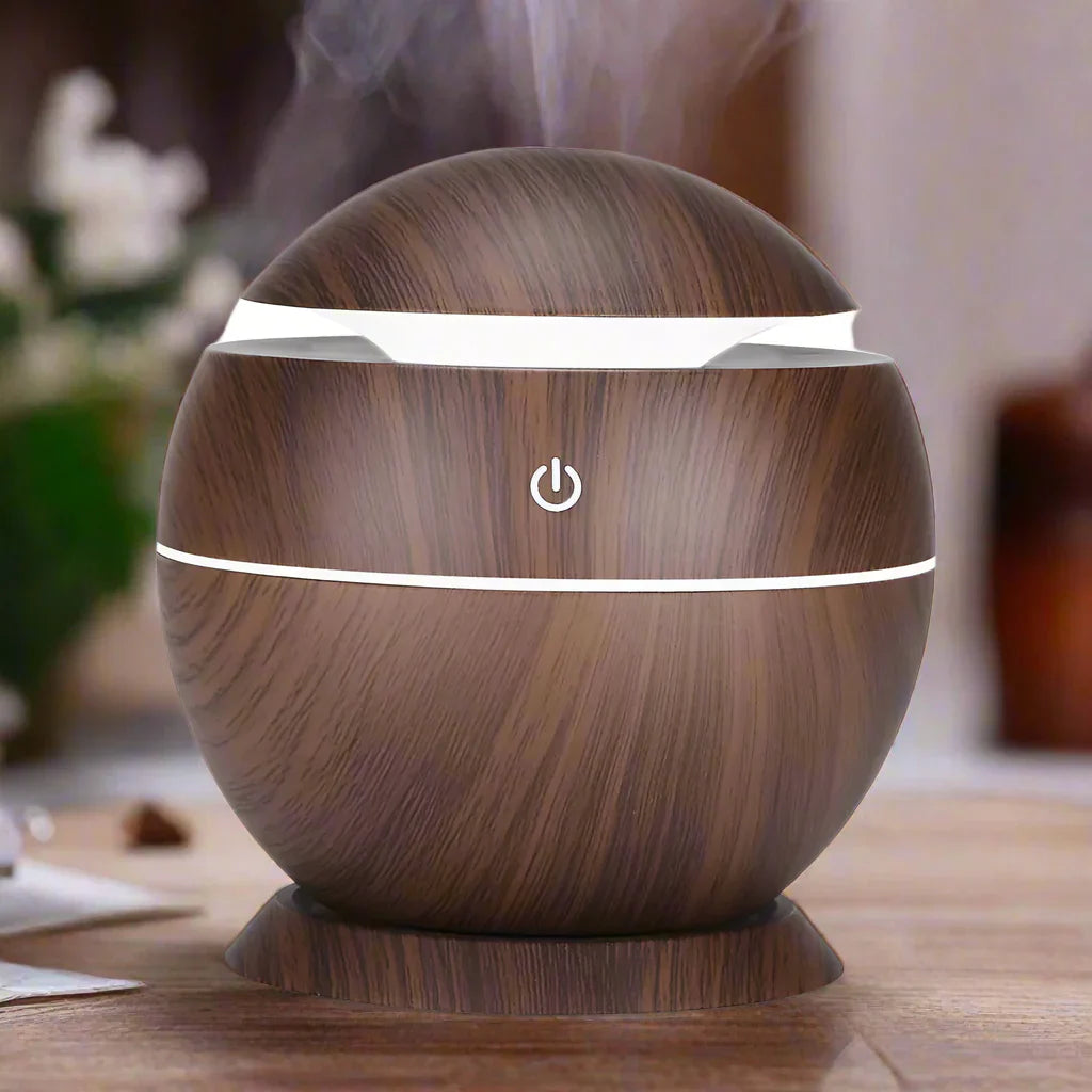 Alva | Wooden Humidifier with LED Light for Bedroom