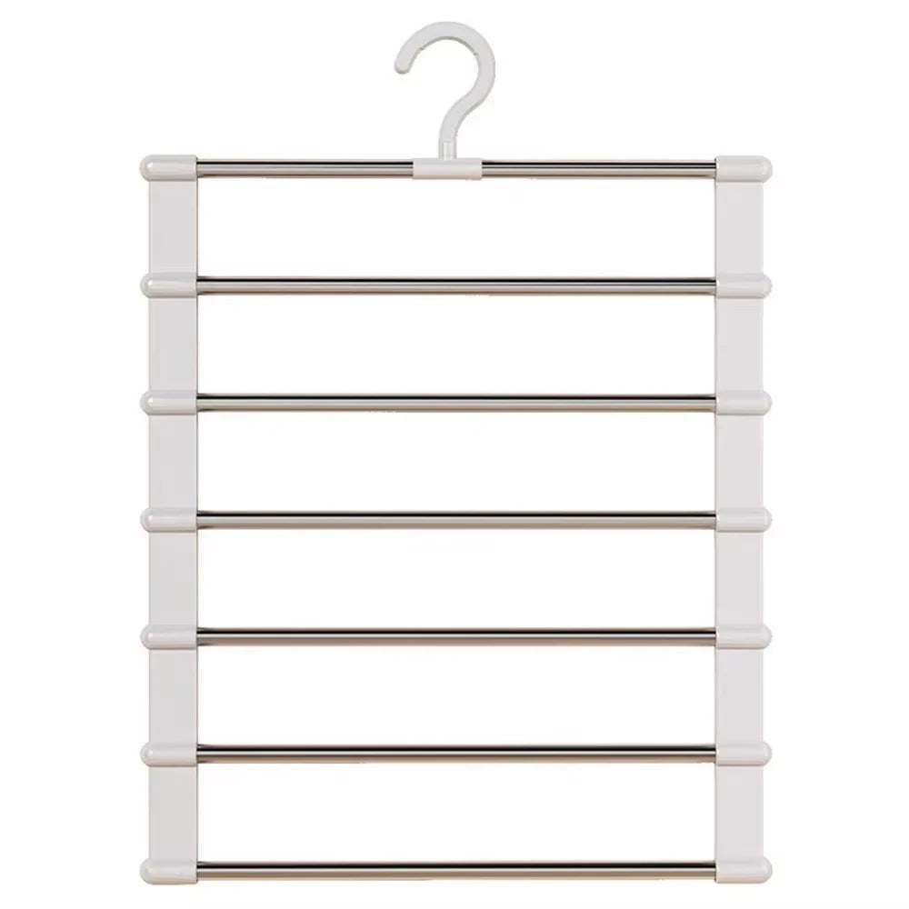 Runa | Space-Saving Trouser Hanger with Non-Slip Clips for Wardrobes