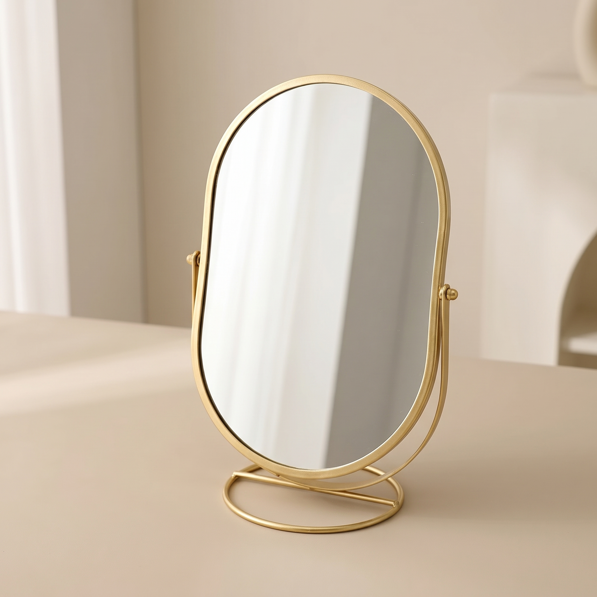 Estelle | Tabletop Mirror with 360° Rotation for Dressing Table