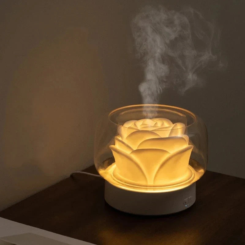 Alessandro | Rose Humidifier with LED Glow for Bedroom