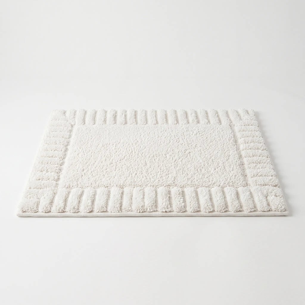 Eloise | Quick Dry Non-Slip Bathroom Rug with Minimalist Stripe