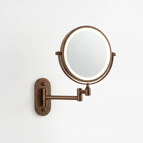 Colette | Rechargeable LED Wall Mounted Mirror with Adjustable Lighting
