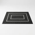 Estelle | Curved Thread Line Rug with Non-Slip Rubber Backing