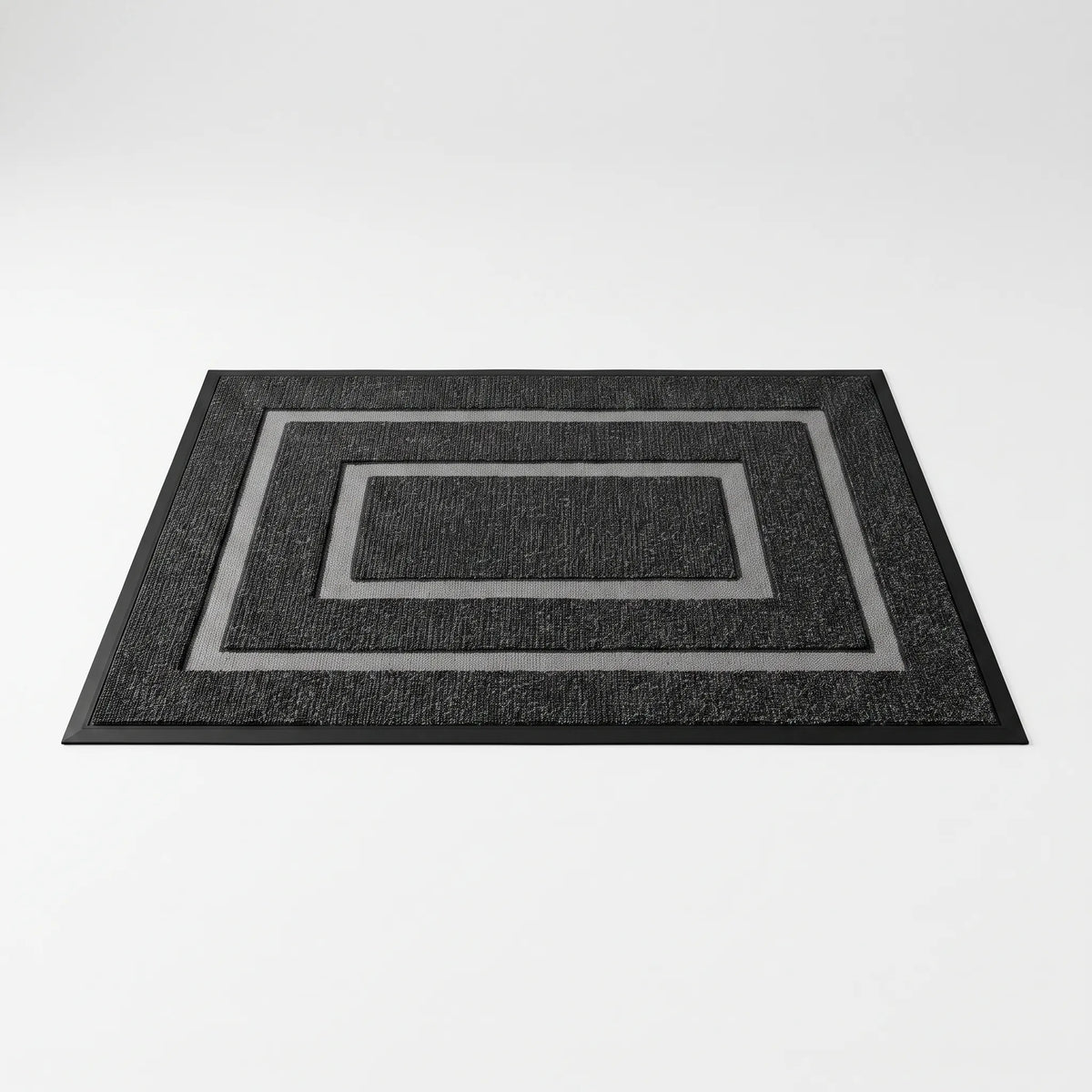 Estelle | Curved Thread Line Rug with Non-Slip Rubber Backing