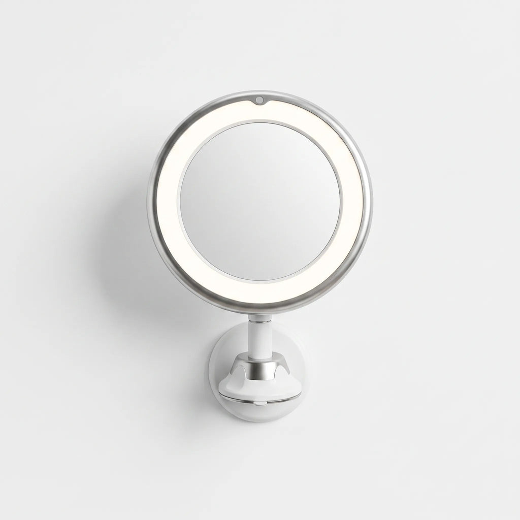 Estelle | LED Makeup Mirror with Suction Base for Bathroom
