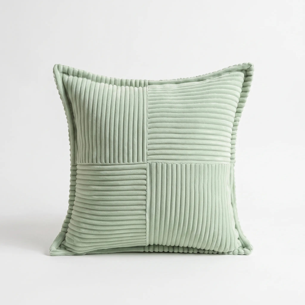 Ovidia | Stain-Resistant Solid Pillow Cover for Sofa or Bed