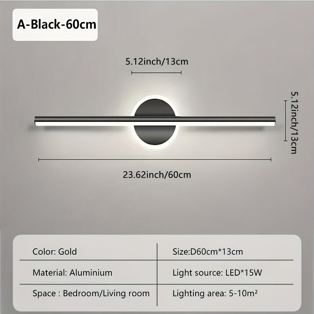 Laurent | LED Wall Lamp with Mirror for Bedroom or Hallway