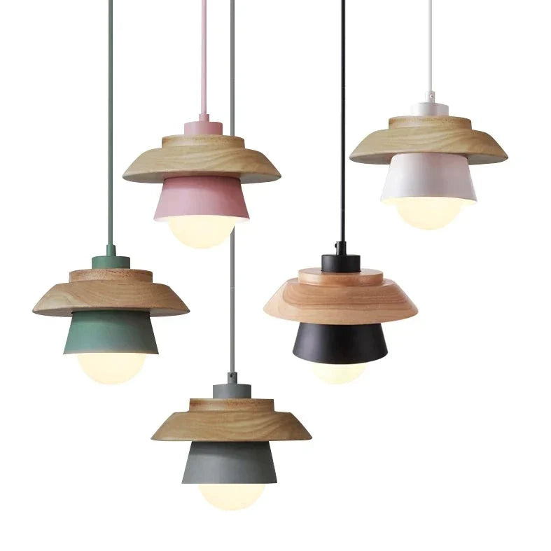 Lorenzo | Nordic Wood Ceiling Lights for Modern Dining Spaces