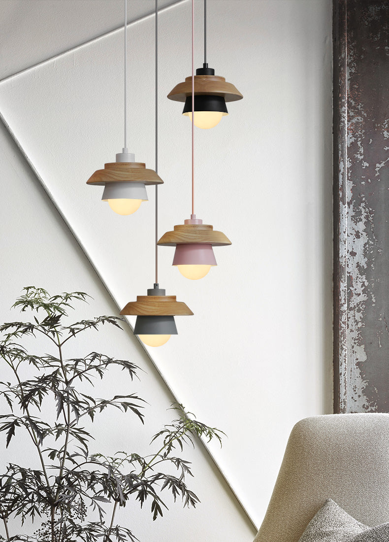 Lorenzo | Nordic Wood Ceiling Lights for Modern Dining Spaces