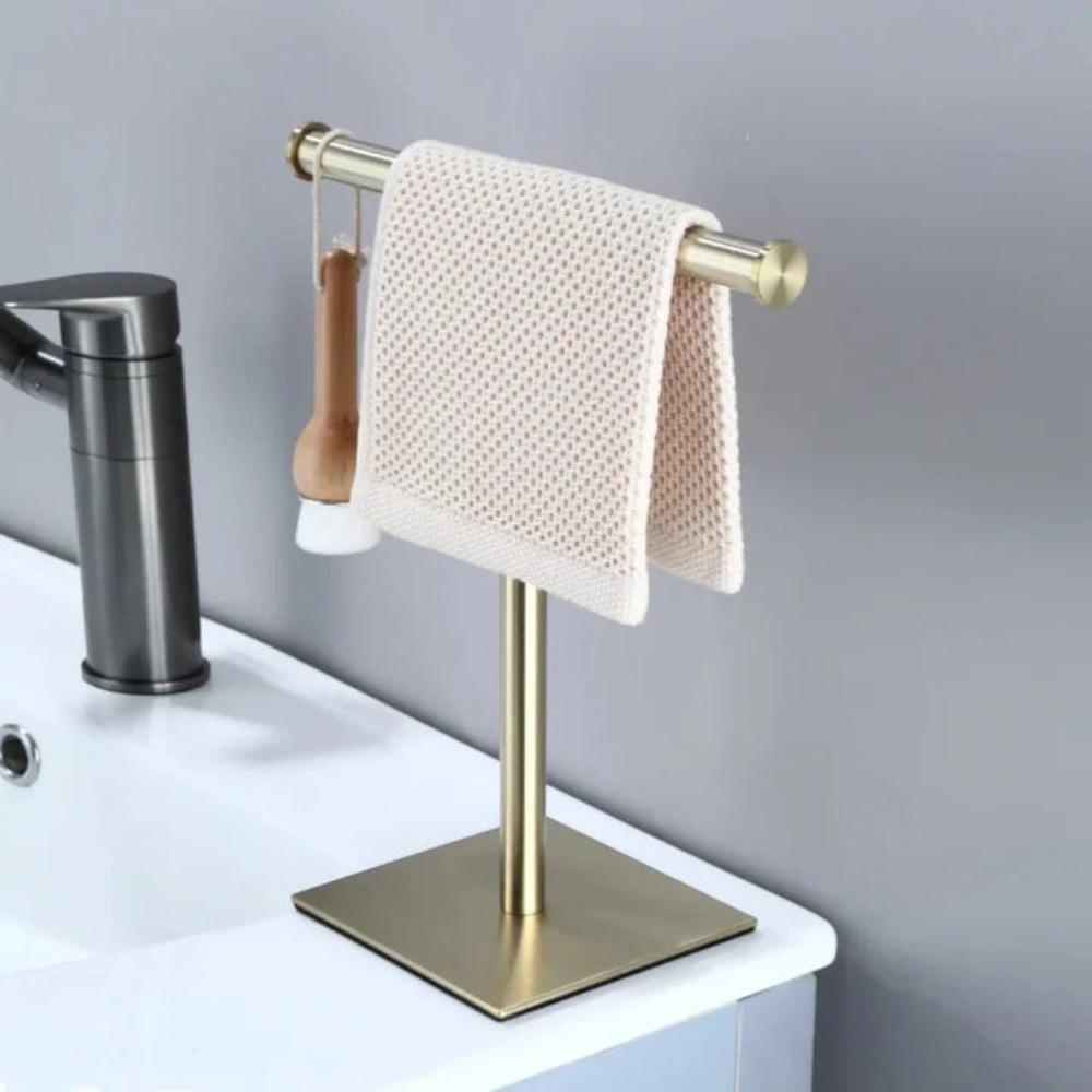 Flavia | Freestanding Kitchen Towel Rack with Weighted Base for Bathroom