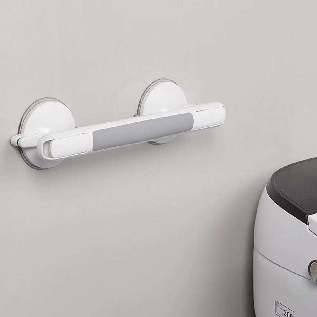 Renzo | Shower Safety Grab Bar for Bathroom Support and Suction Rail