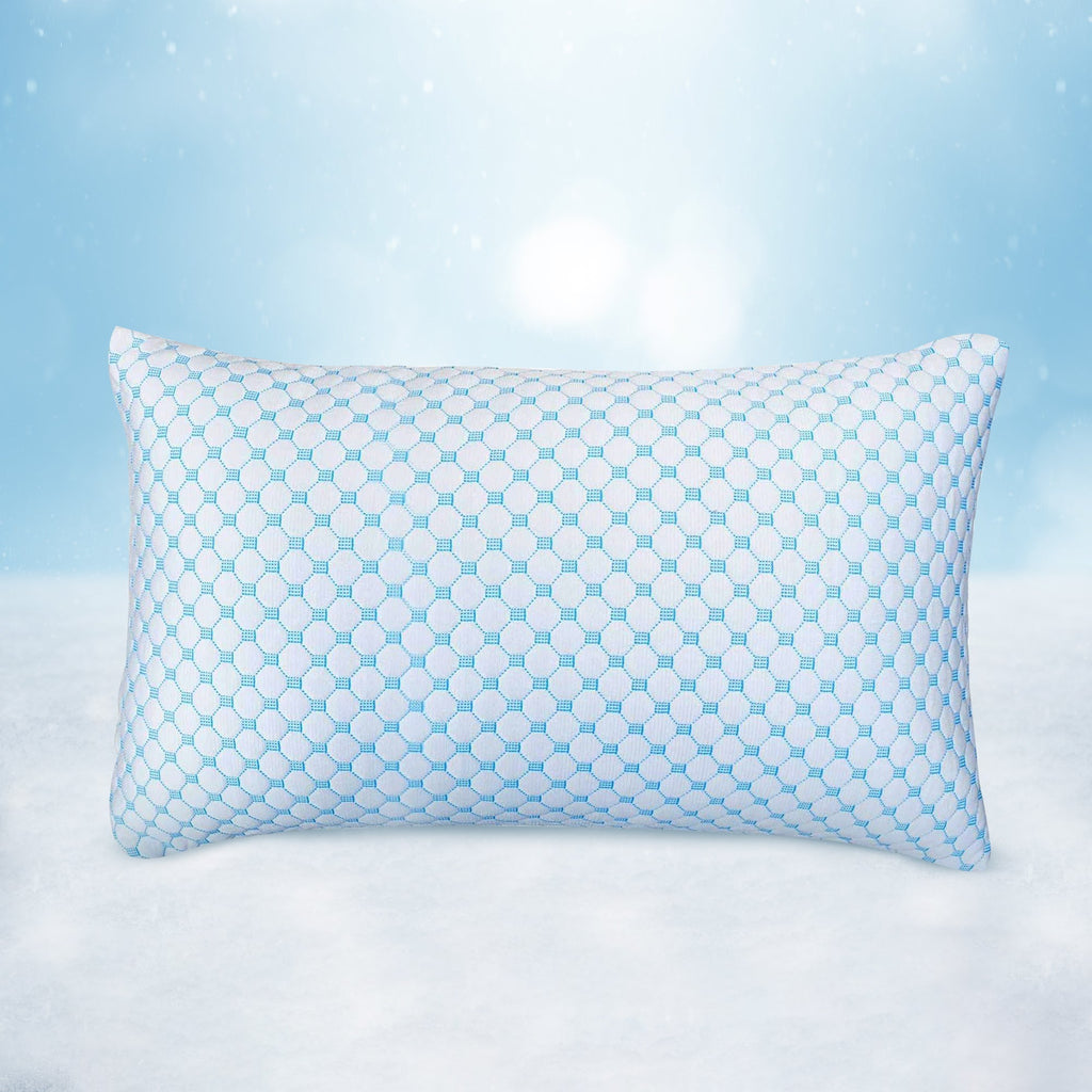 Clara | Cooling Hexagon Pillow for Side Sleeper Support