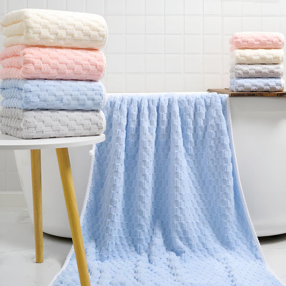 Beatrice | Quick Dry Fleece Towel Set for Bathroom and Gym