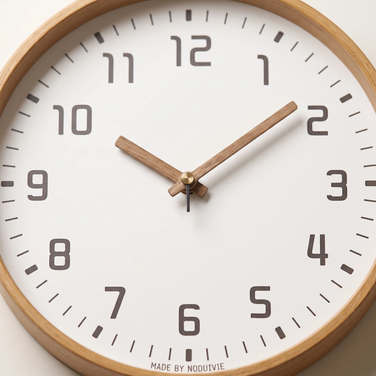 Laurent | Bamboo Wall Clock in Circular Design for Living Spaces
