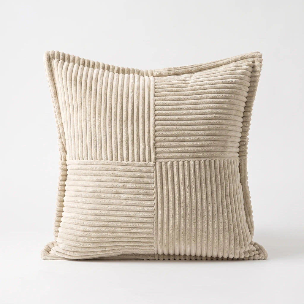 Ovidia | Stain-Resistant Solid Pillow Cover for Sofa or Bed