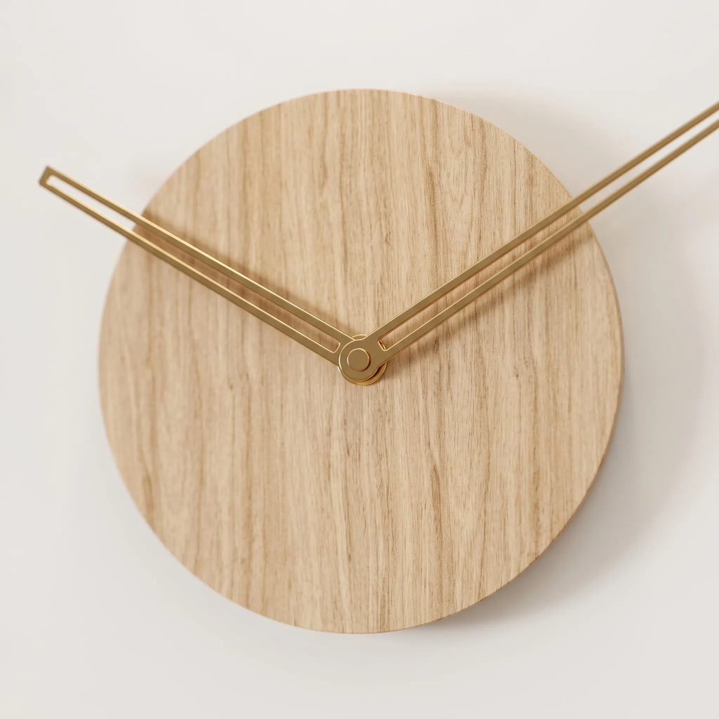 Elias | 30cm Wall Clock with Silent Quartz Mechanism for Modern Interiors