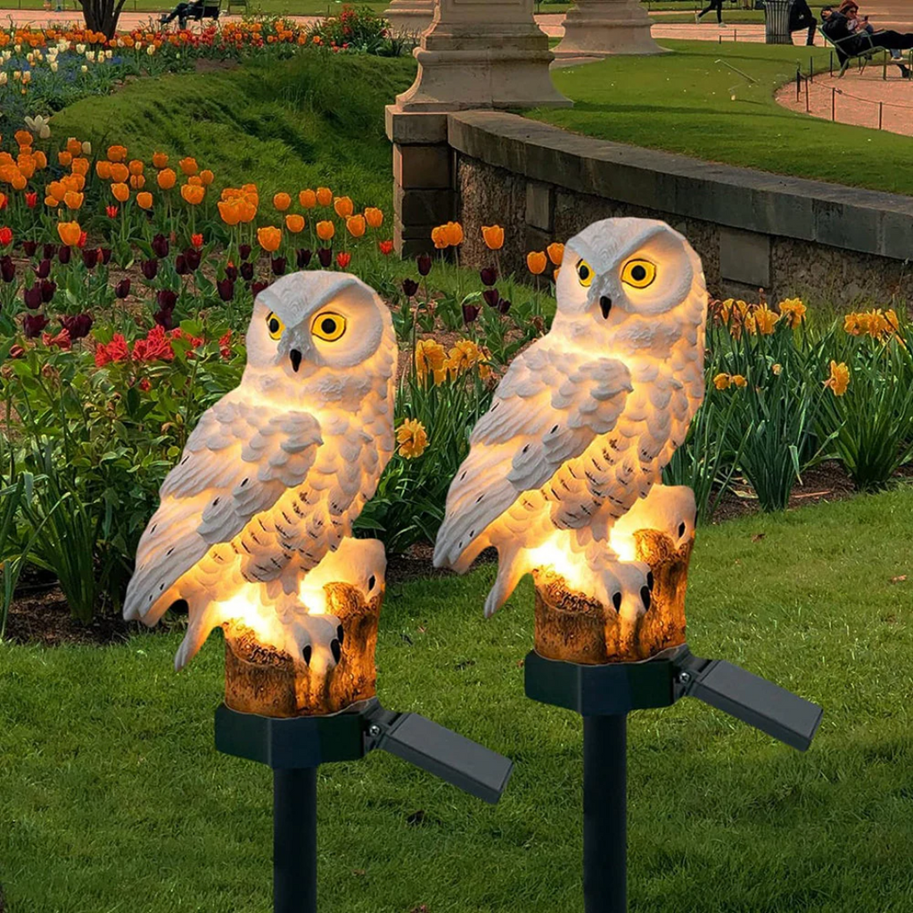 Ophelia | Charming Owl Outdoor Lamp for Garden or Patio