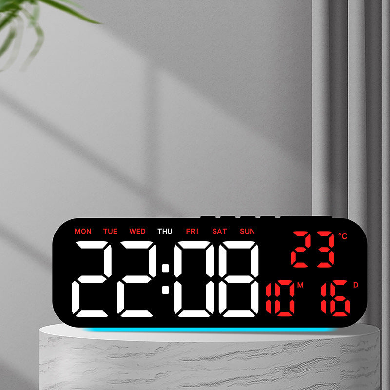 Faustine | Digital Alarm Clock with LED Display for Bedside