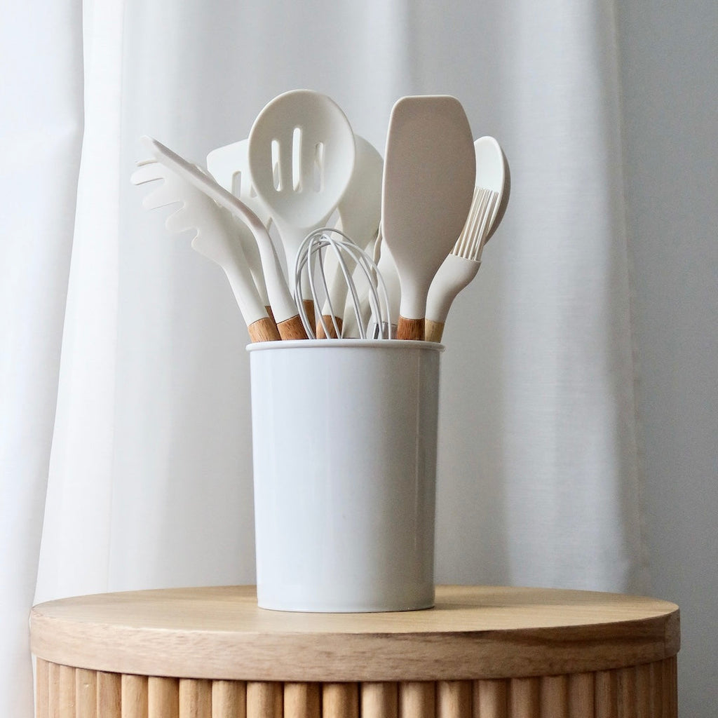 Amandine | Heat Resistant Silicone Cooking Utensils for Non-Stick Pans