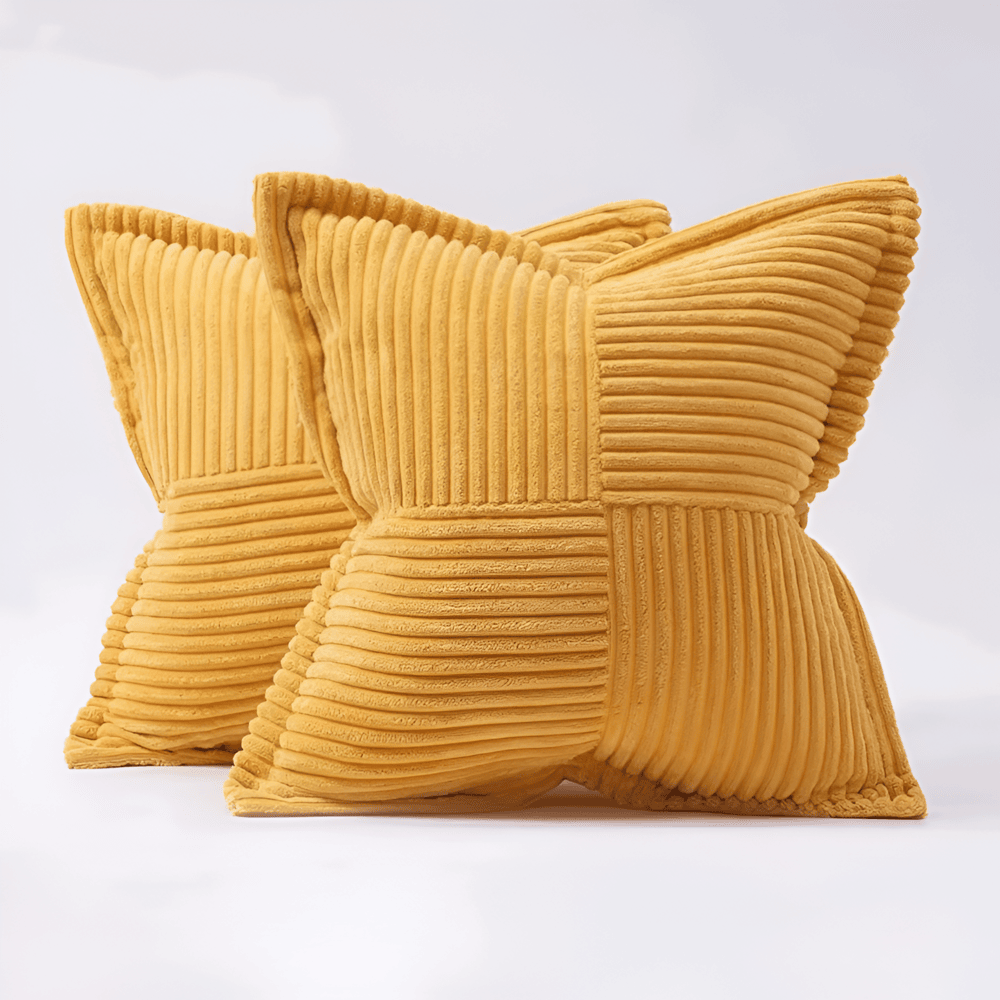 Ovidia | Stain-Resistant Solid Pillow Cover for Sofa or Bed