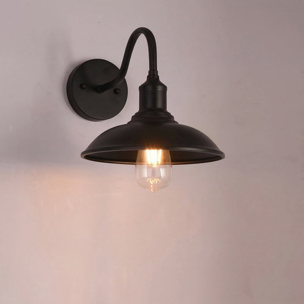 Luca | Outdoor Lighting Wall Lamp in Industrial Vintage Style