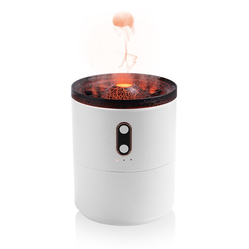 Greta | Humidifier with Volcanic Flame Mist Effect for Bedroom or Desk