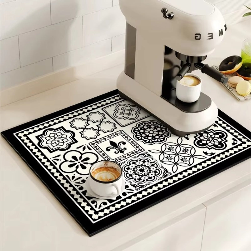 Nicolas | Absorbent Drying Mat for Kitchen Counter and Coffee Bar